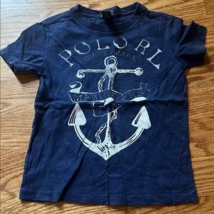 Polo by Ralph Lauren Blue Anchor Graphic Tee